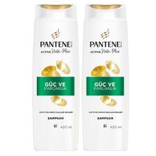 Pantene Doğal Sentez Güç ve Parlaklık 2x400 ml Şampuan