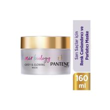 Pantene Hair Biology Renk Canlandırıcı ve Parlaklaştırıcı Maske Sarı Saçlar için Mor Şampuan Sonrası