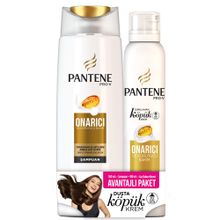 Pantene Onarıcı ve Koruyucu Bakım 360 ml Şampuan  + 180 ml Köpük Saç Bakım Kremi
