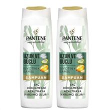 Pantene Uzun ve Güçlü Bambu Biyotin 2x350 ml Şampuan
