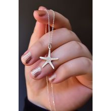 Papatya Silver 925 Ayar Antik ve Etnik Desenli Vintage Deniz Yıldızı Kadın Gümüş Kolye