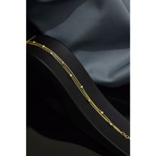 Papatya Silver 925 Ayar Gümüş Gold Kaplama Üç Renk Dorika Toplu Üç Zincir Bileklik