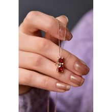 Papatya Silver 925 Ayar Rose Kaplama Ocak Ayı Doğum Taşlı Kedi Kadın Gümüş Kolye
