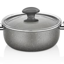 Papilla Fred Gri 25 cm Granit Krep Tavası