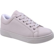 Papuç Sepeti 2598 Krem Kadın Günlük Sneaker Ayakkabı