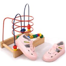 Papuç Sepeti ŞRBB 4790 Pudra Kız Çocuk Ortopedik Sandalet