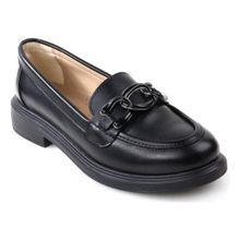 Papuçcity 02702 Siyah Ortopedik Günlük Kadın Loafer Ayakkabı