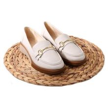 Papuçcity Lgzz 02704 Bej Ortopedik Günlük Kadın Loafer Ayakkabı