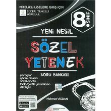 Paragrafın Şifresi Yayınları 8. Sınıf Yeni Nesil Sözel Yetenek Soru Bankası