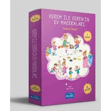Parıltı Yayınları - Kerem ile Ceren’in Ev Maceraları 10 Kitap Set