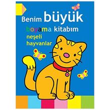 Parıltı Yayınları Neşeli Hayvanlar Benim Büyük Boyama Kitabım