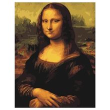 Parla Canvas Monalisa Sayılarla Rulo 60x75 cm Boyama Seti Duvar Sticker