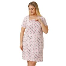 Parlingerie HAMİLE EMZİRME GECELİĞİ KISA KOLLU KALPLİ BEYAZ L KALPLİ BEYAZ