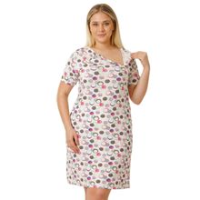Parlingerie HAMİLE EMZİRME GECELİĞİ KISA KOLLU PUANTİYELİ BEYAZ L PUANTİYELİ BEYAZ