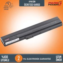 Pars Power Asus K52JR-SX204R - K52JR-SX204V Uyumlu Notebook Batarya