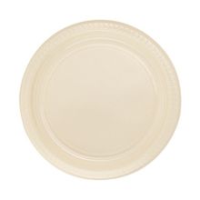 PartiBulutu 22 cm 25'li Krem Plastik Tabak
