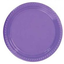Partici 22 cm Lila Plastik Tabak