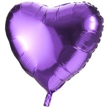 Partici Mor Kalp Folyo 45 cm Balon