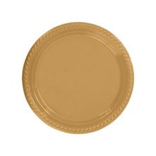 Partifabrik Gold Plastik Tabak 25'li