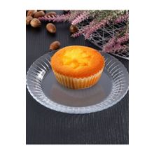 Paşabahçe 10708 Frezya 6'lı Şeffaf Tatlı Tabağı