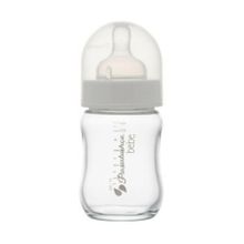 Paşabahçe 2 Li Borcam Emzikli 120 ml - Beyaz Cam Biberon