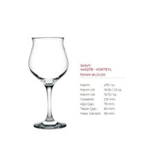 Paşabahçe 440278 6 Adet 475 cc Wavy Kırmızı Şarap Kadehi
