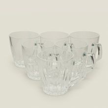 Paşabahçe 55713 6'lı Safir Kulplu Çay Fincanı