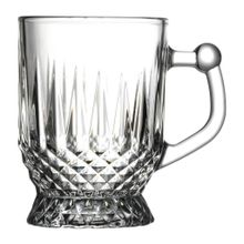 Paşabahçe 55871 6 Adet 170 cc Elmas Kulplu Çay Bardağı