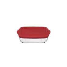Paşabahçe 59034T00 25x22 cm Kapaklı Kare Borcam