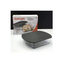 Paşabahçe 59854 Gri 21x16 cm Kapaklı Borcam Fırın Tepsisi