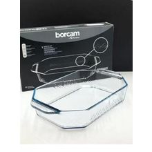 Paşabahçe 59974 Borcam Dikdörtgen Kulplu Tepsi