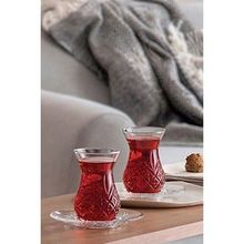 Paşabahçe Timeless Kesme Kristal 12 Parça Çay Bardağı Takımı