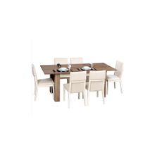 Pasific Home Bois Açılır Koyu Meşe Yemek Masası