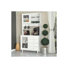 PASİFİC HOME Grano Kahve Köşesi Çok Amaçlı Dolap, Kiler Dolabı, 96 cm ,Beyaz