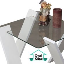 Pasific Home Roman Beyaz Mini Sehpa
