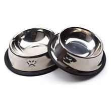Paslanmaz Çelik Metal 18 cm Köpek Mama Kabı