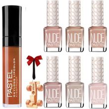 Pastel Daylong 38 Likit Mat Ruj + Nude 101-106-750-751-752-755 6 Adet Oje Set