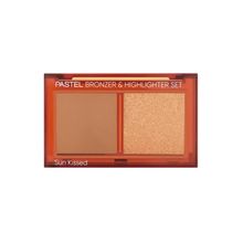 Pastel No 02 Tan Bronze & Heat Glow Profashion Bronzer & Highlighter Set Aydınlatıcı Palet