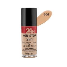 Pastel No:606 Warm Profashion 24 H Non Stop 2 In 1 Fondöten
