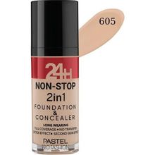 Pastel Sand No 605 Profashion 24 H Non-Stop 2 In 1 Fondöten & Kapatıcı