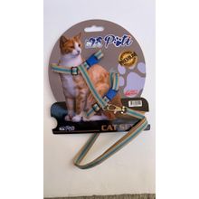 Pati Krem Turkuaz Ayarlanabilir Yavru Köpek ve Kedi Boyun Tasması