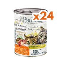 Pati Life 24x415 gr Tahılsız Gurme Kedi Konservesi