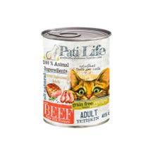 Pati Life Sığır Etli 24x415 gr Konserve Kedi Maması