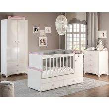 Patiko SAHRA-970 2 Kapılı Pembe Bebek Odası Takımı