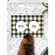 PatiPeti Ekose Kedi Köpek Mama Eğitim Paspası ve Beslenme Altlığı