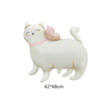 Patladı Gitti 68-62 cm Retro Kedi Folyo Balon