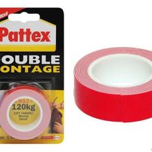 Pattex 1.5 m x 19 mm Çift Taraflı Montaj Bandı