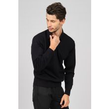 Pave 4358104 Lacivert Polo Yaka Yün Erkek Kazak
