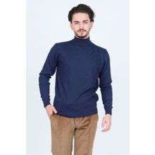 Pave 4533090 Lacivert Yarım Balıkçı Triko Yün Erkek Kazak