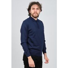 Pave 4538004 Saks Polo Yaka Yün Erkek Kazak